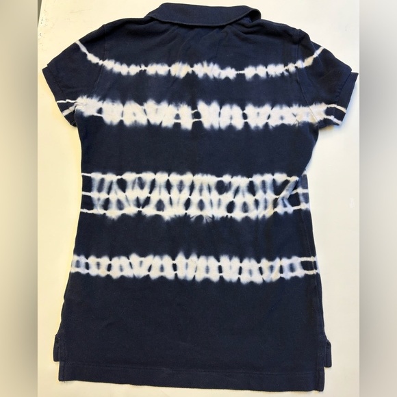 Ralph Lauren Sport Blue Tie-Dye w Pink Horse Button Down Cotton Shirt Size XS - Picture 6 of 9